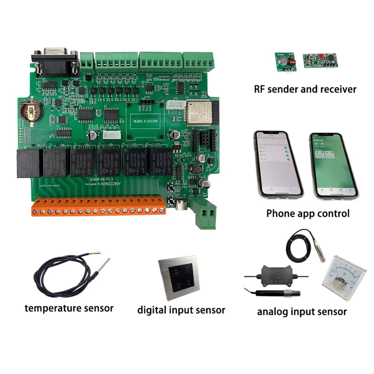 Diy Home Automation System - Placa de desarrollo KC868-A6, compatible con