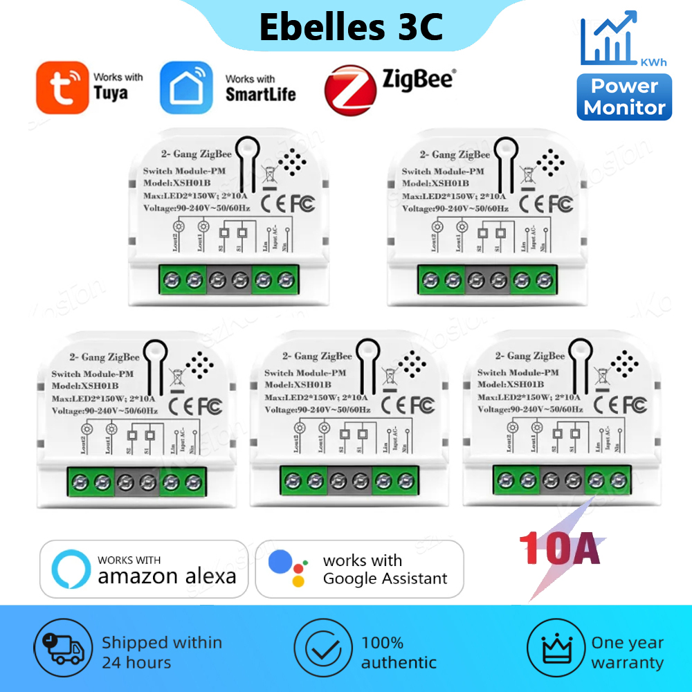 Home Automation Technology - Módulo de interruptor inteligente Tuya ZigBee,