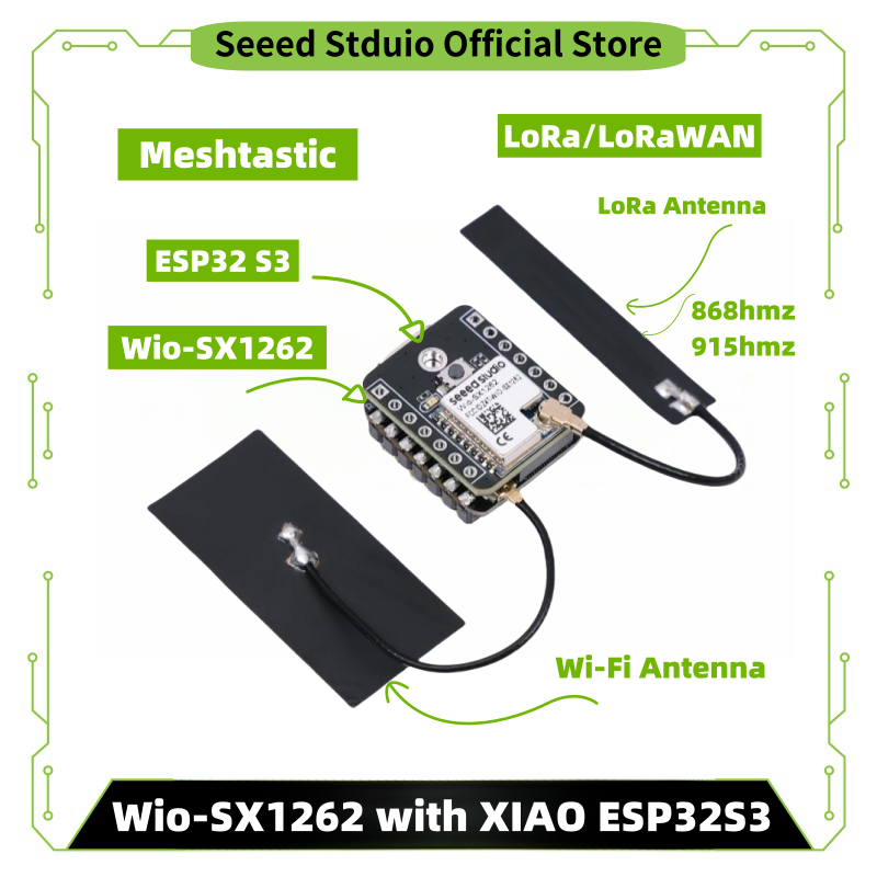 Home Automation Arduino - Módulo ESP32 S3 LoRa Meshtastic SX1262