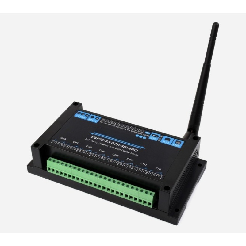 Módulo de relé de red industri - Relay 8 Channel Board reseña y precio