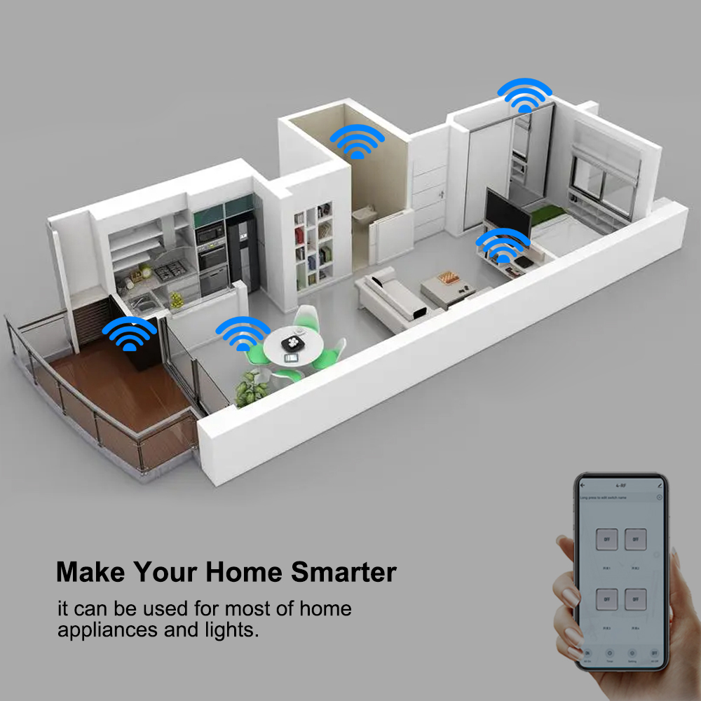 Interruptor inteligente Tuya,  - Home Automation Technology reseña y precio