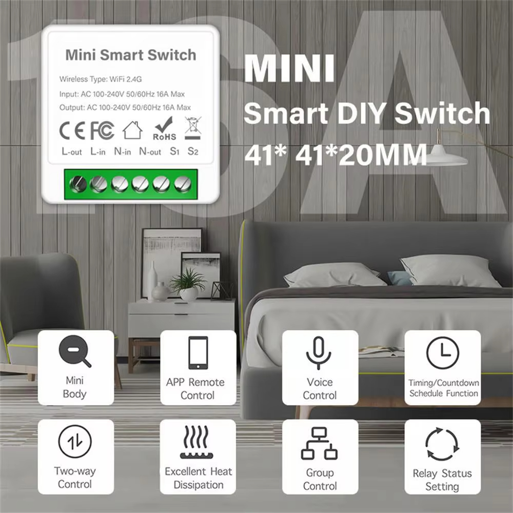 Mini Interruptor Inteligente W - Smart Home Automation Diy reseña y precio