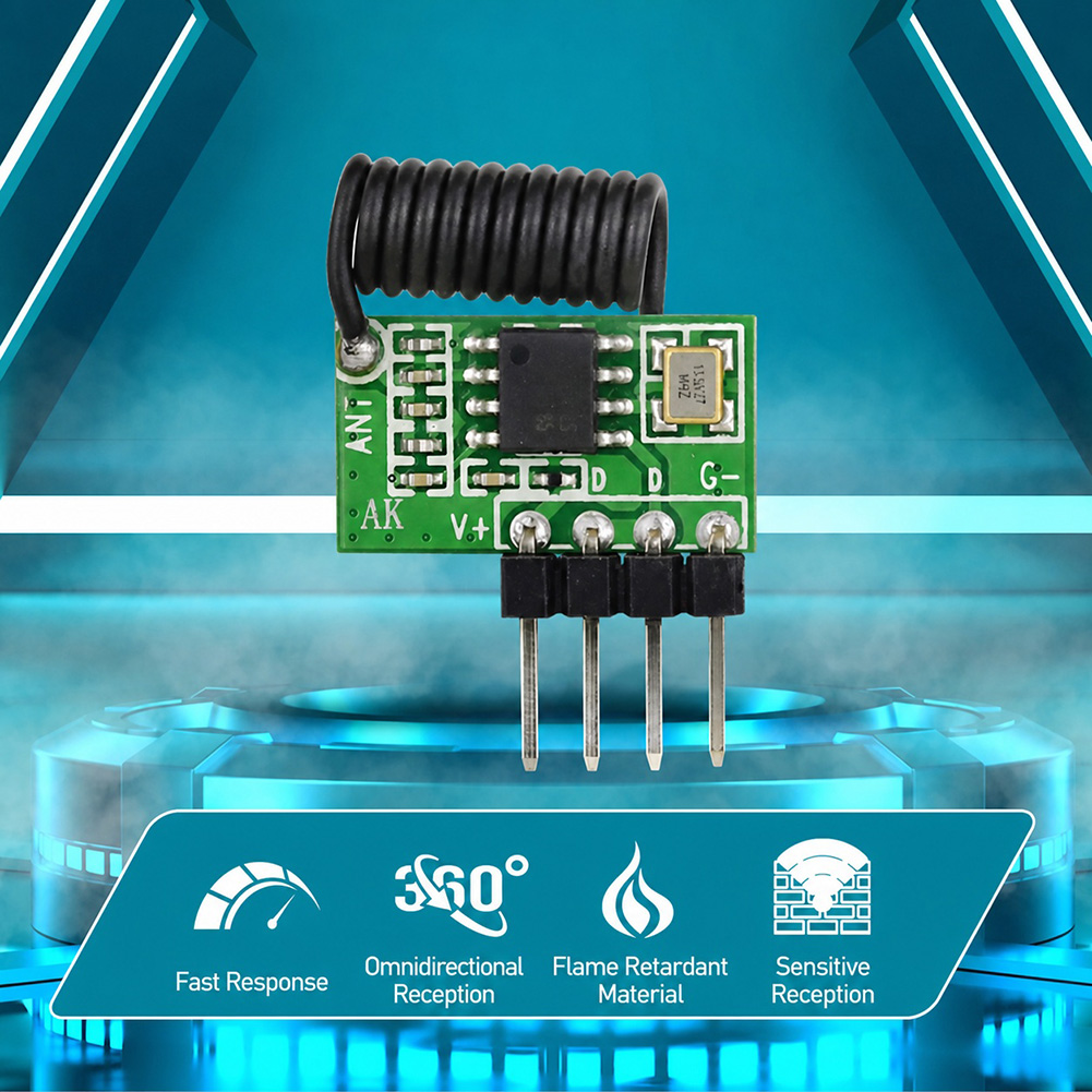 Módulo Receptor RF Superhetero - Home Automation Arduino reseña y precio