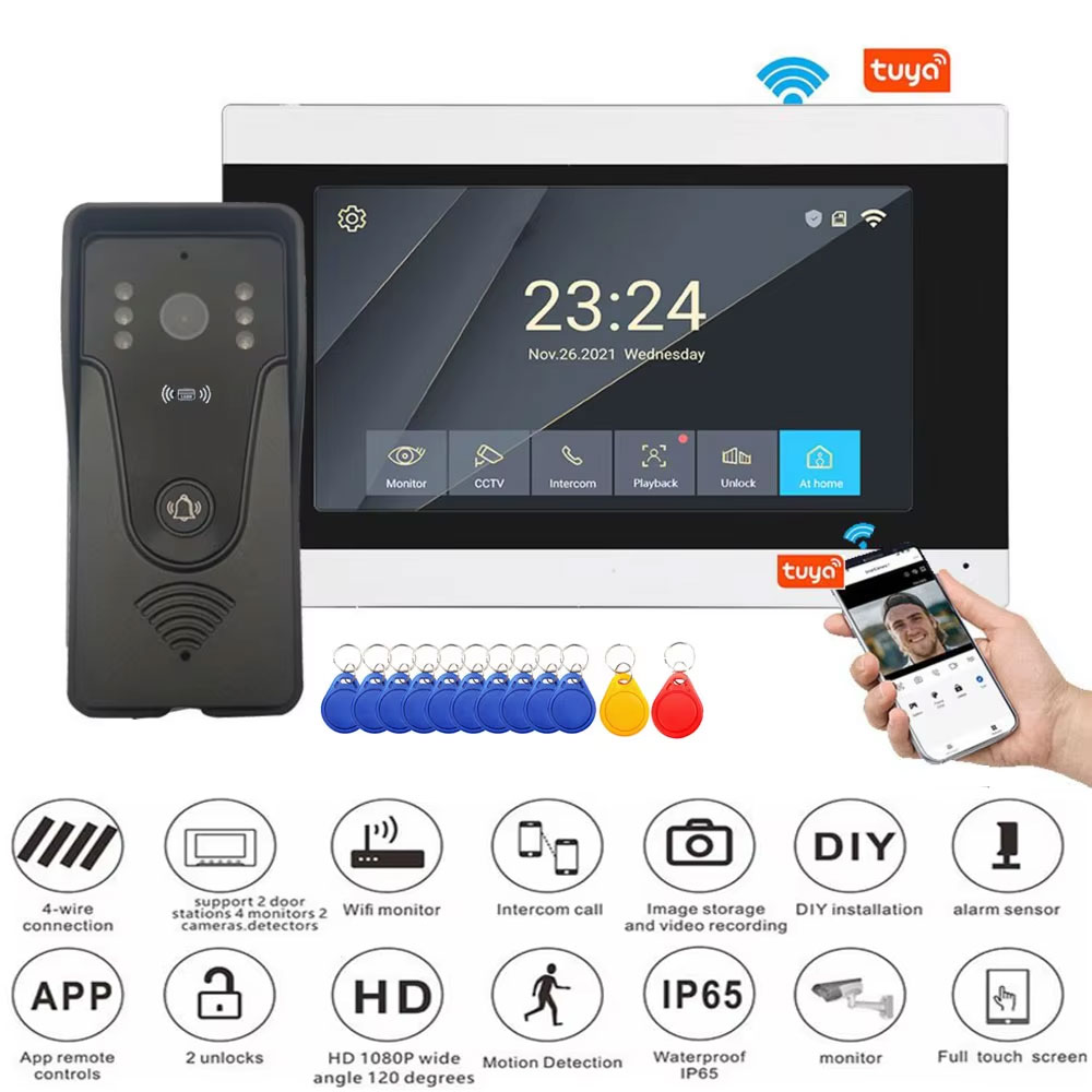 Tuya 1080P 7 pulgadas pantalla - Smart Home Automation Diy reseña y precio